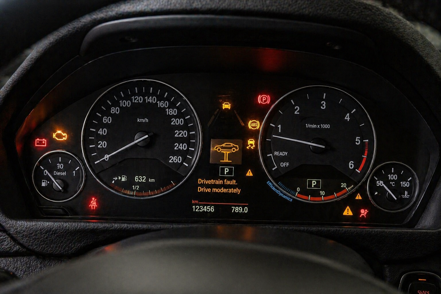 Check engine light diagnosis and root cause investigation on European vehicle at Brisbane