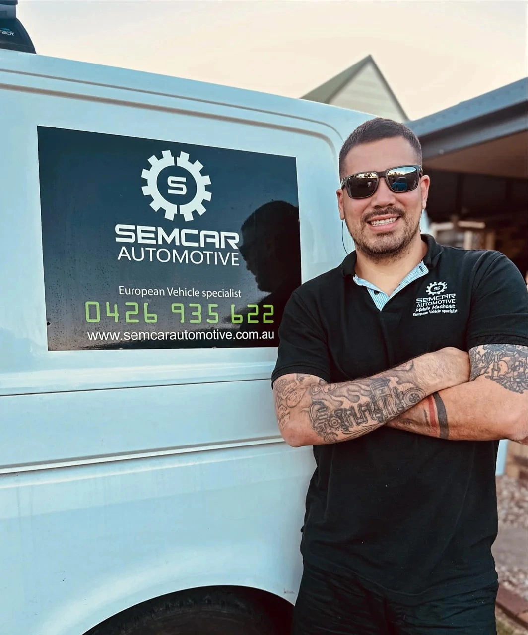 Sebastian Maya, founder and director of SemCar Automotive Group, mechatronic engineer and European car specialist in Capalaba