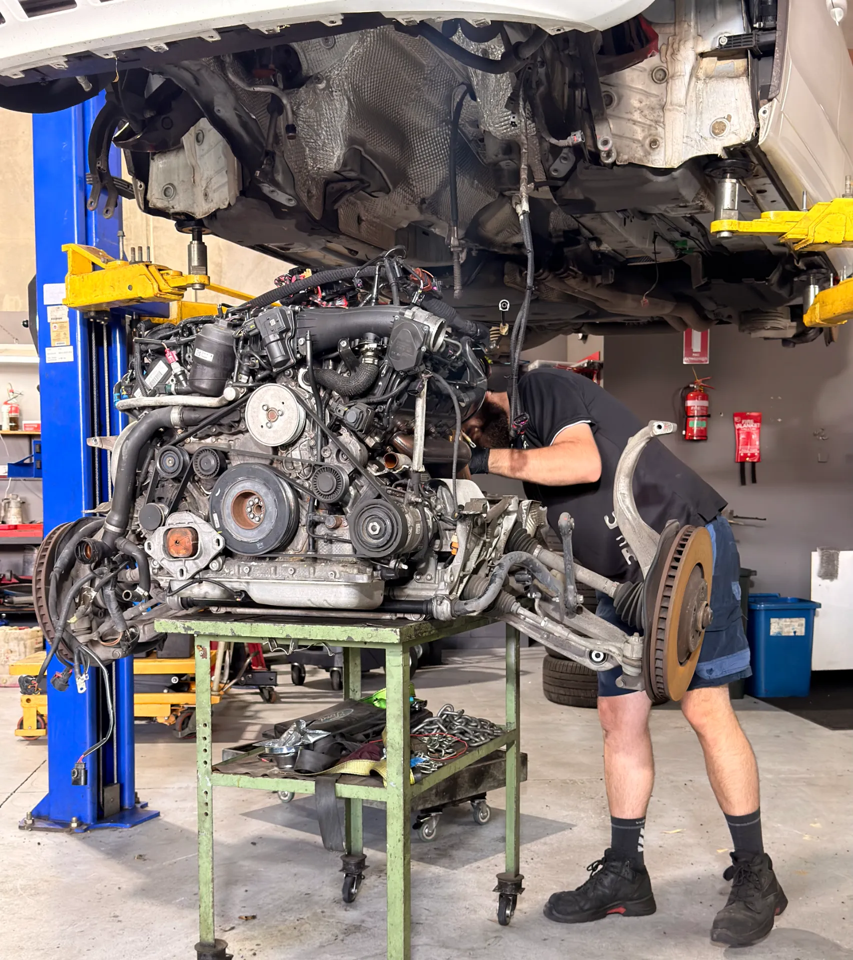 Audi engine performance build and supporting modifications at SemCar European car specialist Brisbane