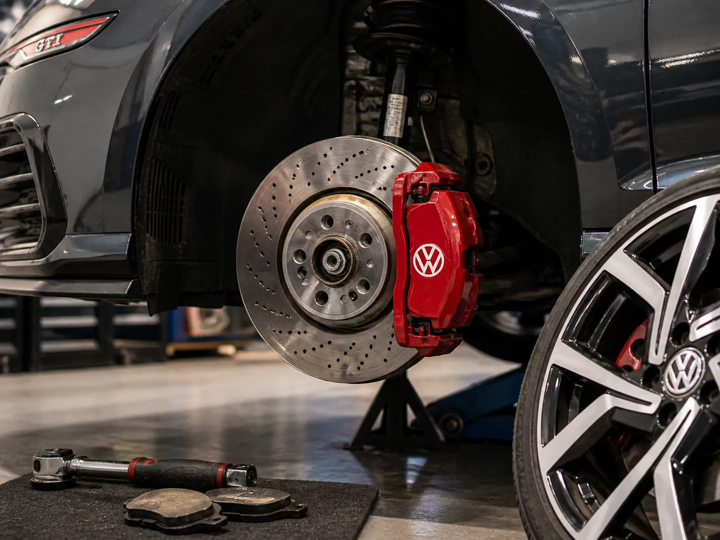 Volkswagen Golf GTI Brake Service Brisbane Capalaba