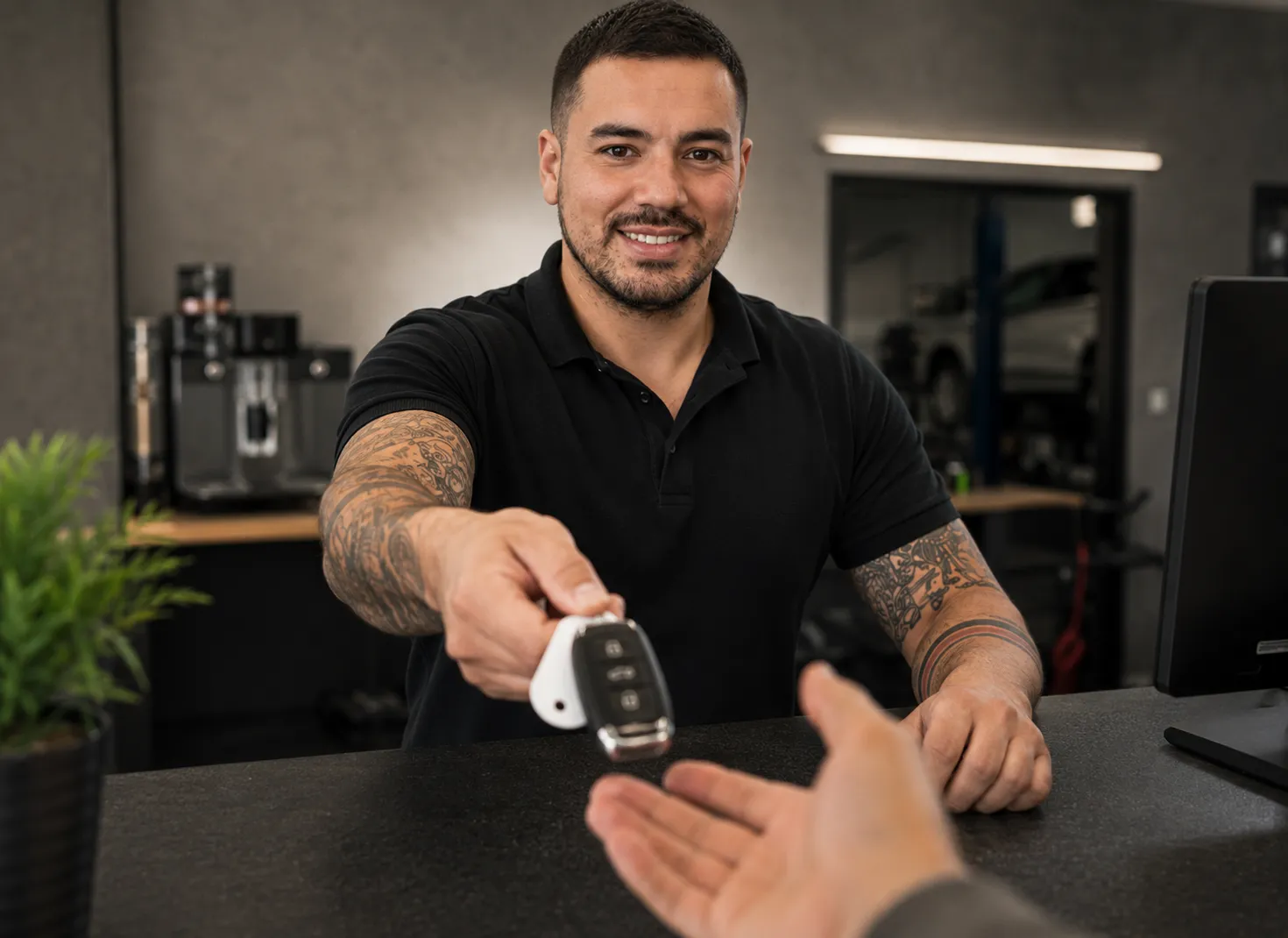 Programmed European car key handed to a customer at SemCar Capalaba serving the Redlands