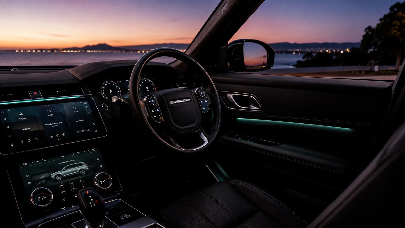 The List Is Longer Than You Think Ambient interior lighting activated in a Range Rover in Brisbane
