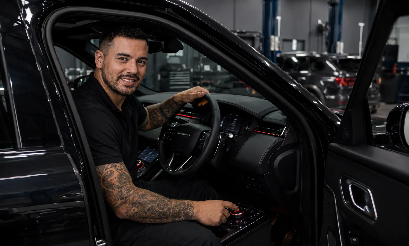 Factory-Trained Hands on Your Coding Factory-trained JLR master technician activating Dynamic Mode in Capalaba Brisbane