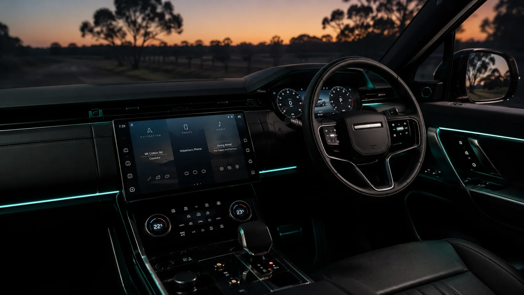 The Vehicle You Actually Wanted Fully retrofitted Land Rover cabin with upgraded screen and displays in Brisbane
