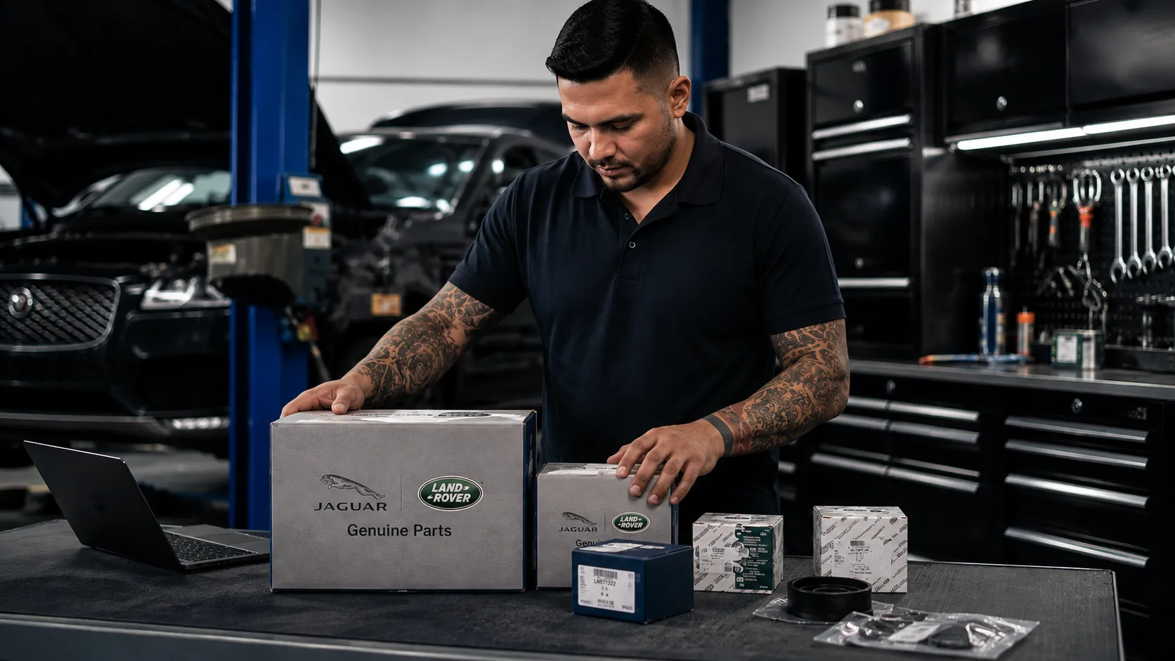 Genuine Parts, Master Technician Genuine Jaguar Land Rover parts at SemCar workshop Capalaba Brisbane