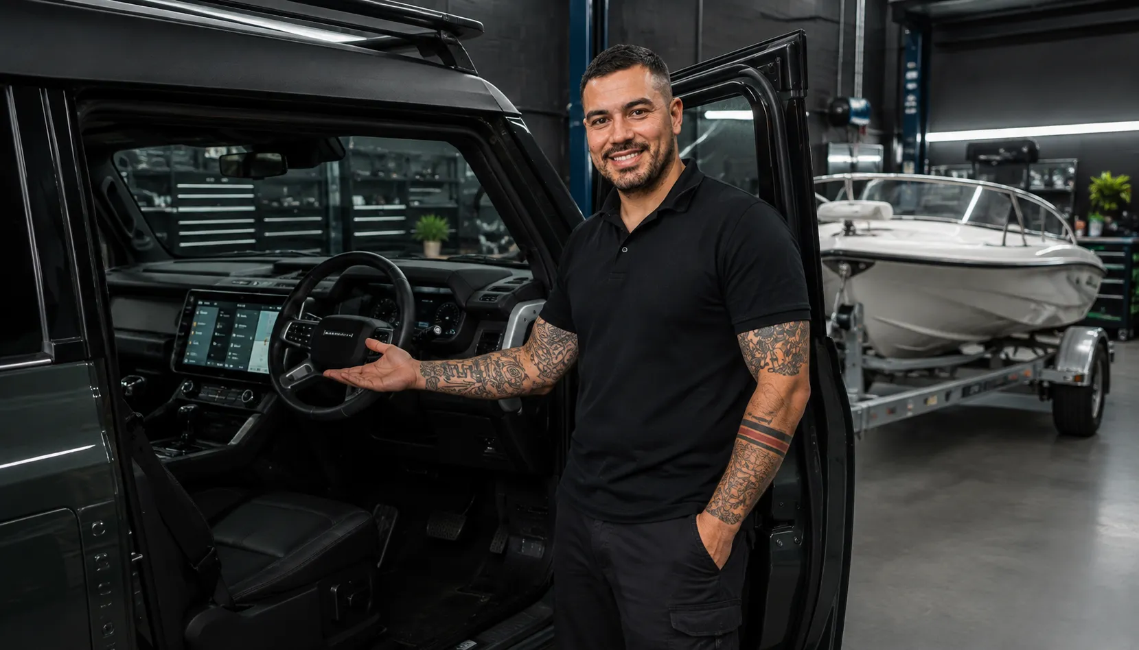 Factory-Trained Hands on Your Coding Factory-trained JLR master technician activating Advanced Tow Assist in Capalaba Brisbane