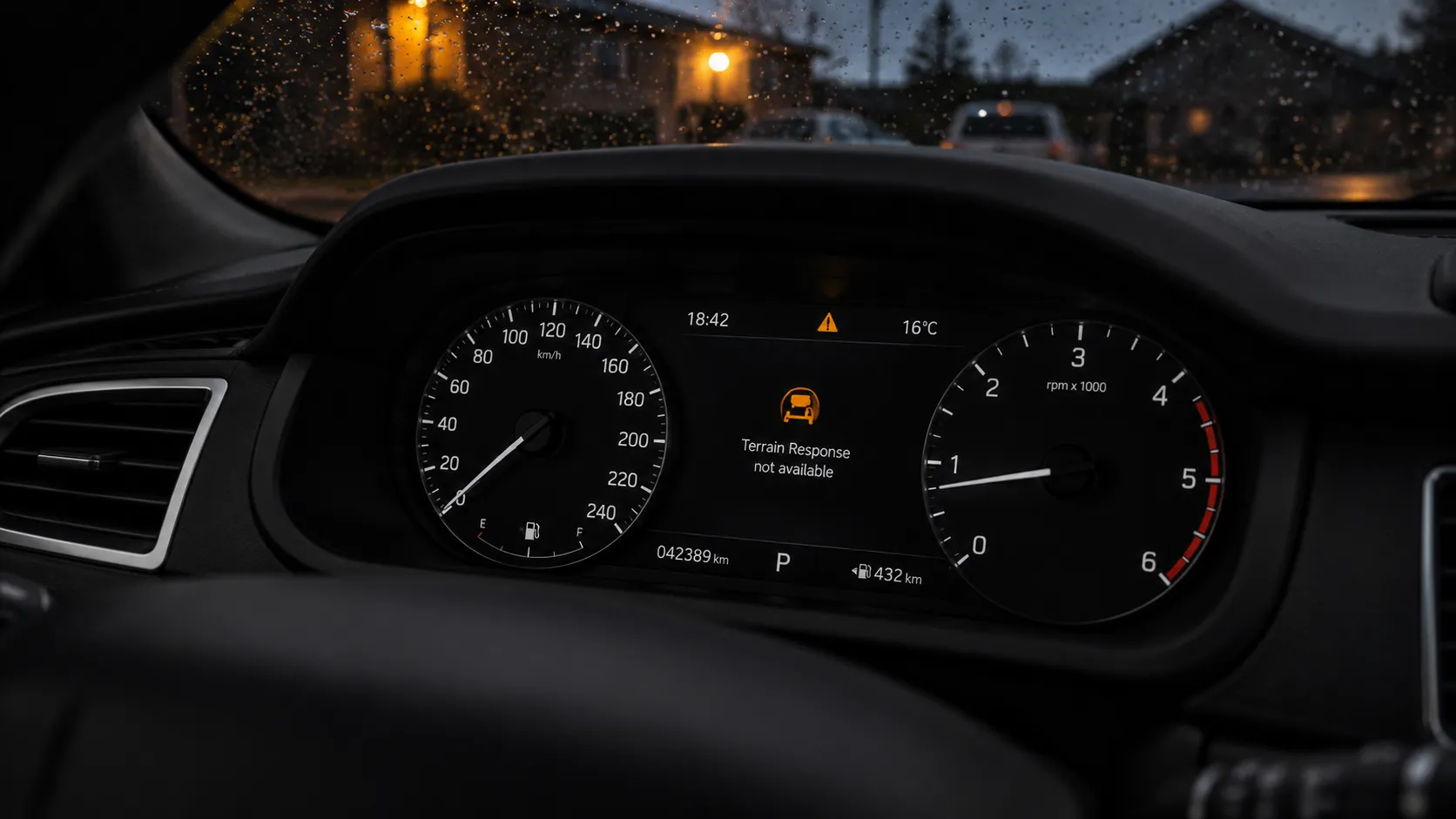 The End of the Merry-Go-Round Amber warning light on a Land Rover dashboard needing proper diagnostics in Brisbane
