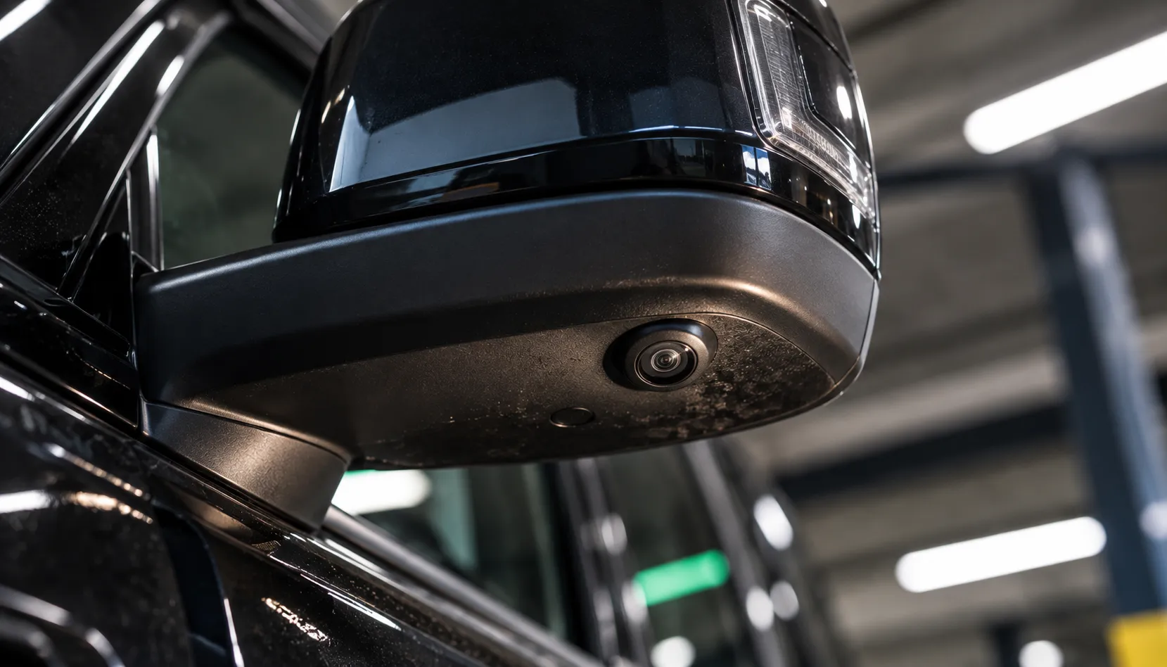Why Your Build Might Have the Cameras but Not the View Hidden surround camera lens on the underside of a Land Rover door mirror that a 3D surround camera activation can unlock in Brisbane